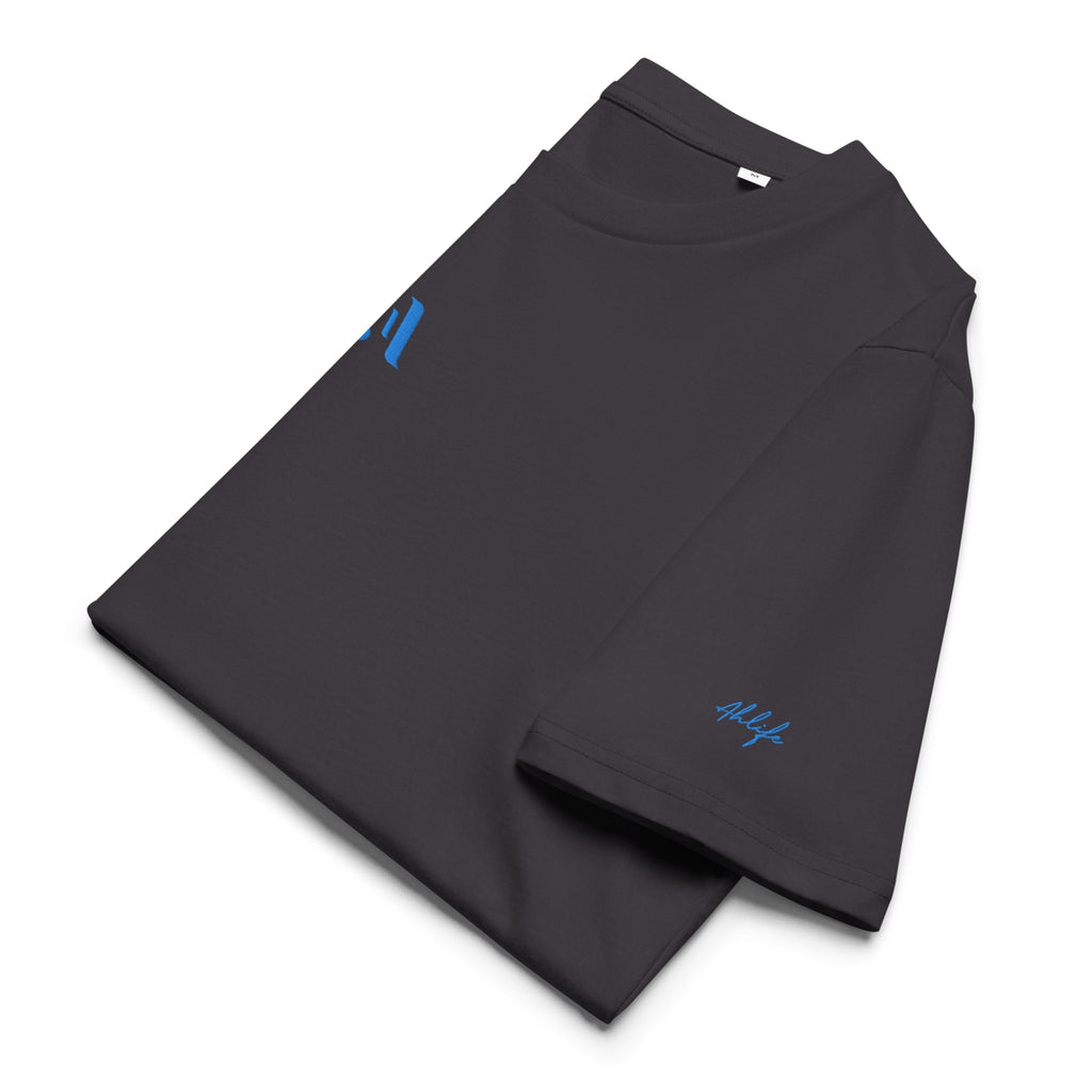 Men’s Organic Rib Neck Tee — A • Ocean Teal