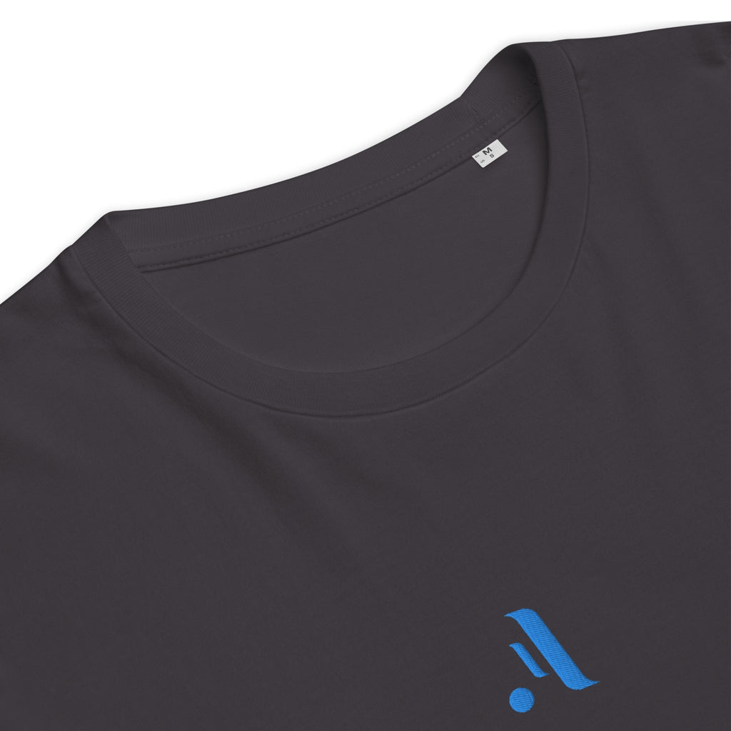 Men’s Organic Rib Neck Tee — A • Ocean Teal