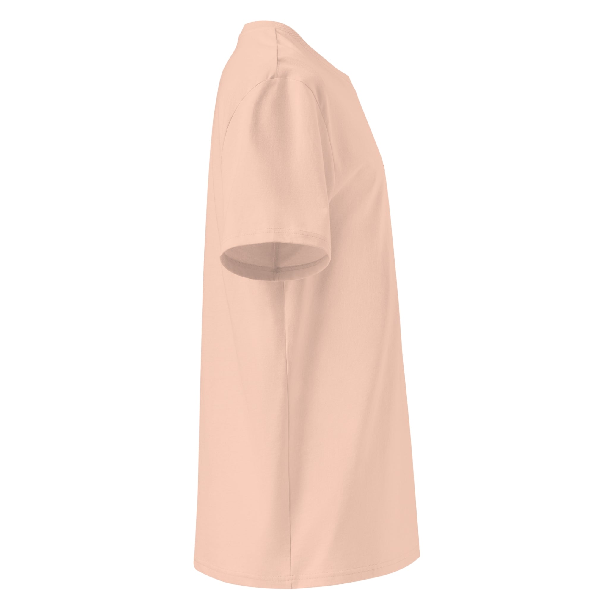 Men’s Organic Rib Neck Tee — A • Solar Orange