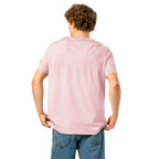 Unisex Organic Rib Neck Tee — A • Solar Orange