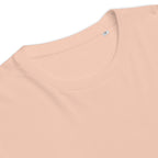 Unisex Organic Rib Neck Tee — A • Solar Orange
