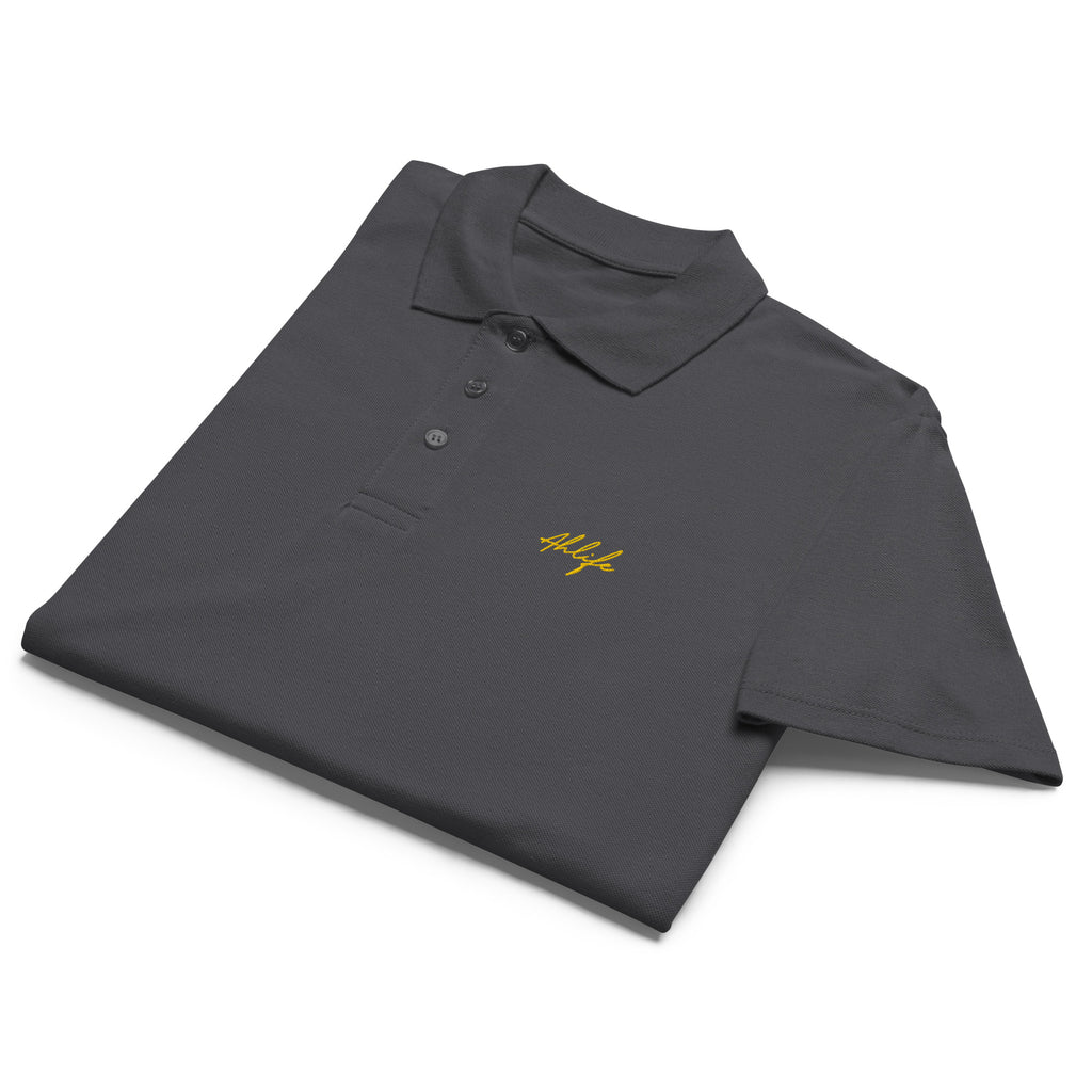 Unisex Timeless Piqué Polo —  Ahlife • Amber Gold