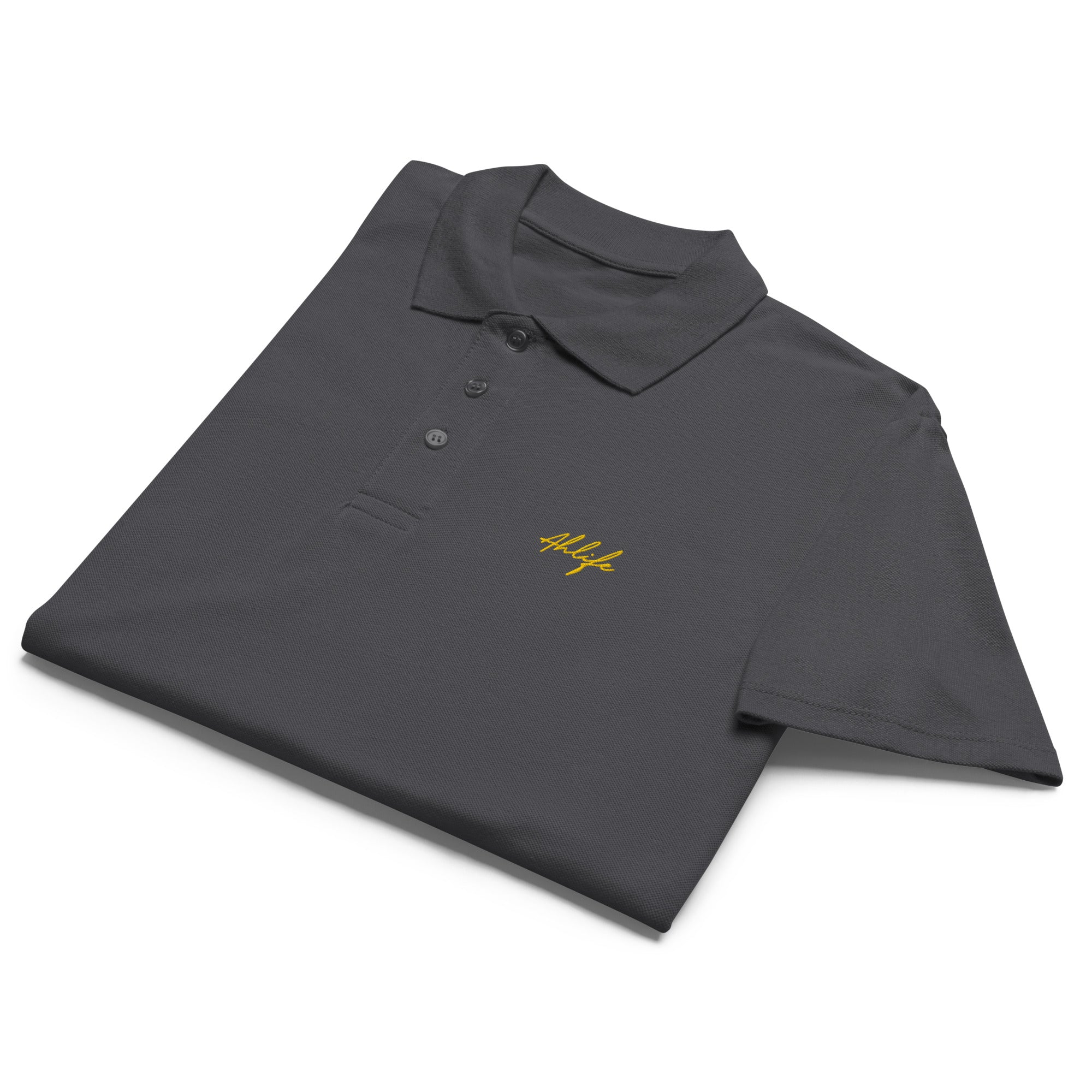 Unisex Timeless Piqué Polo —  Ahlife • Amber Gold