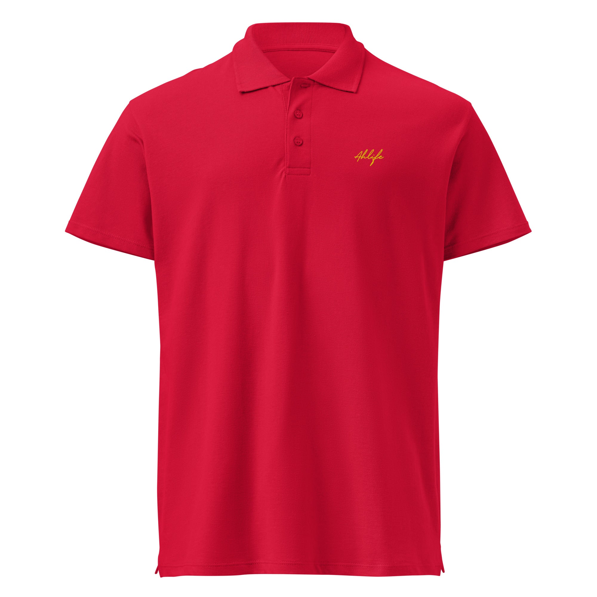 Unisex Timeless Piqué Polo —  Ahlife • Amber Gold