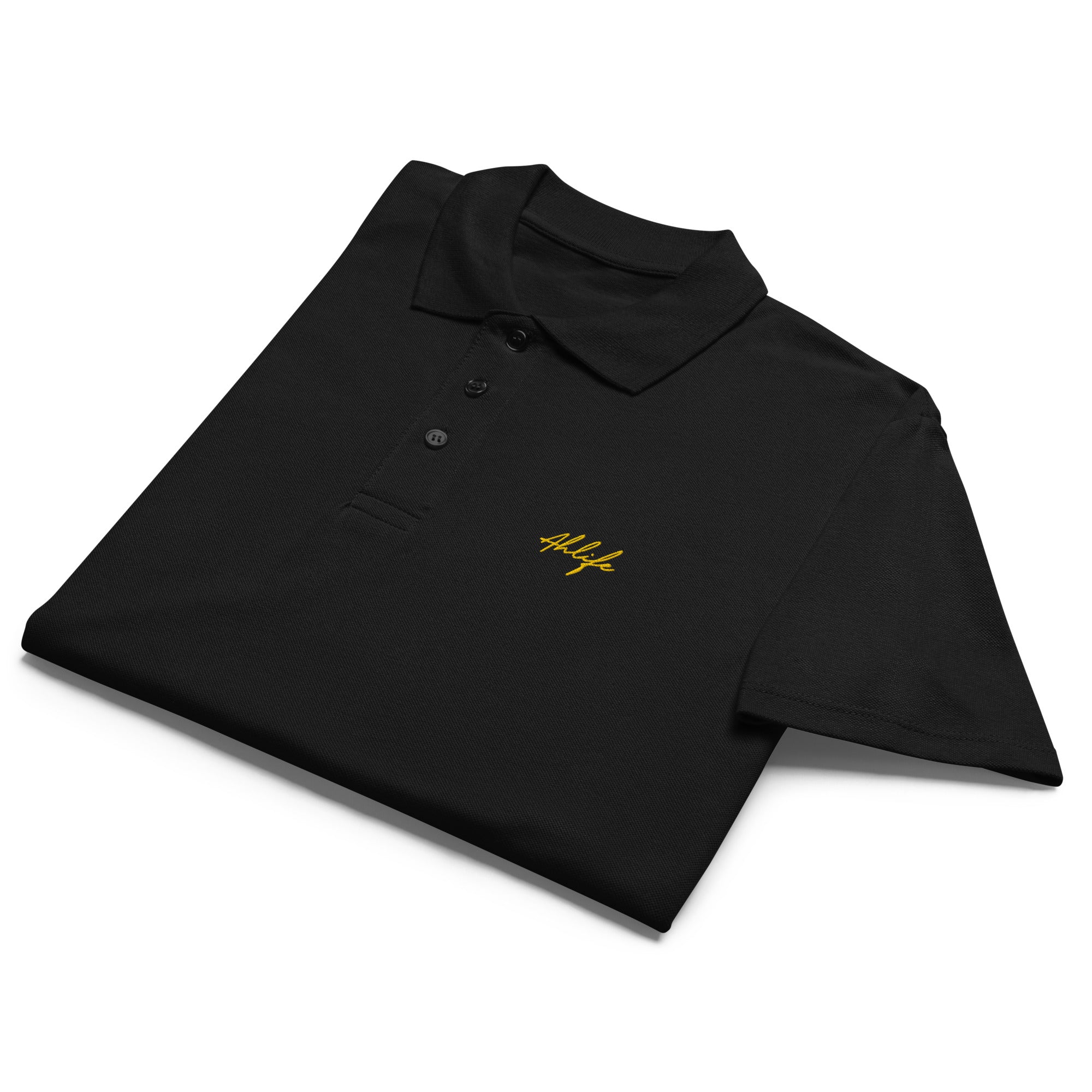 Unisex Timeless Piqué Polo —  Ahlife • Amber Gold
