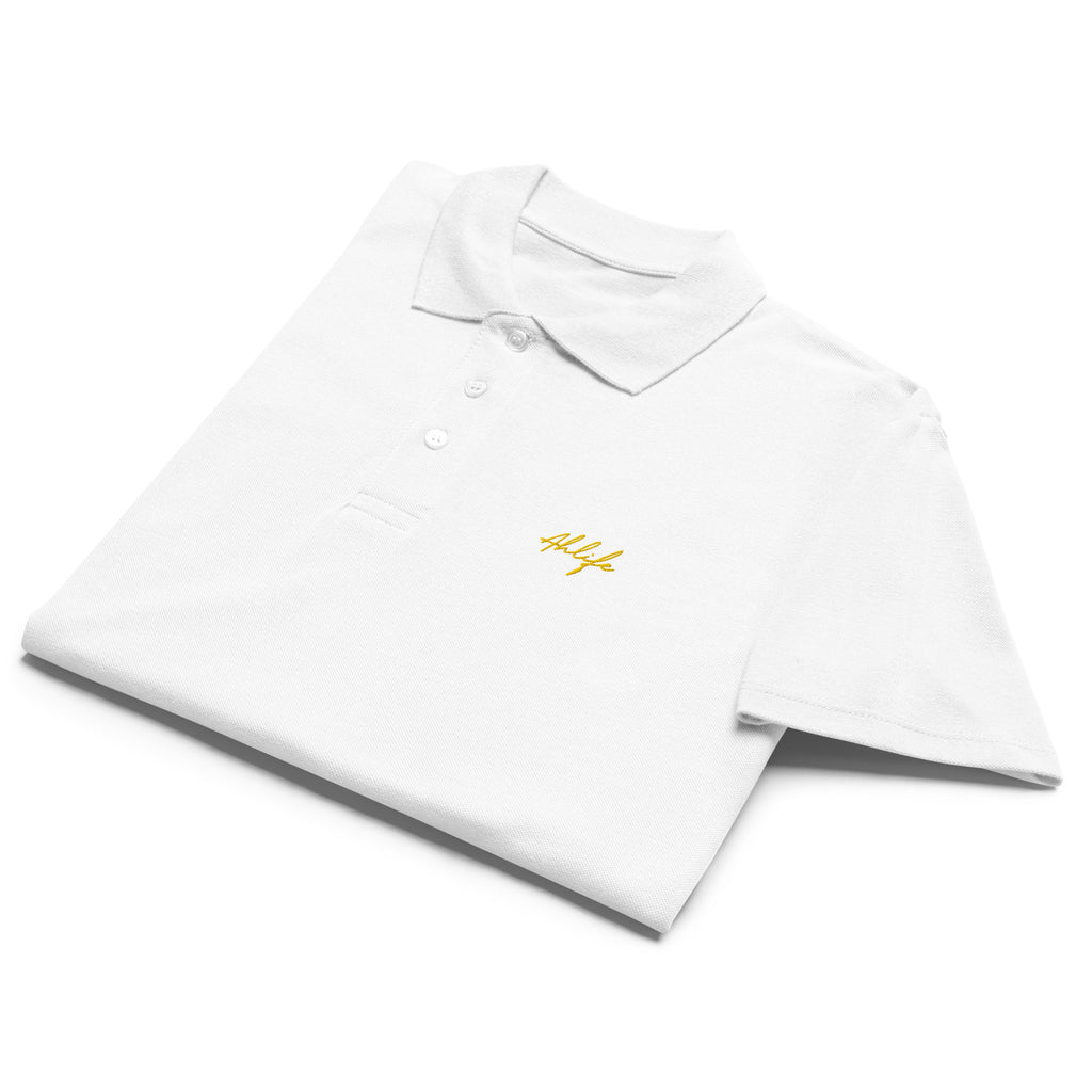 Unisex Timeless Piqué Polo —  Ahlife • Amber Gold