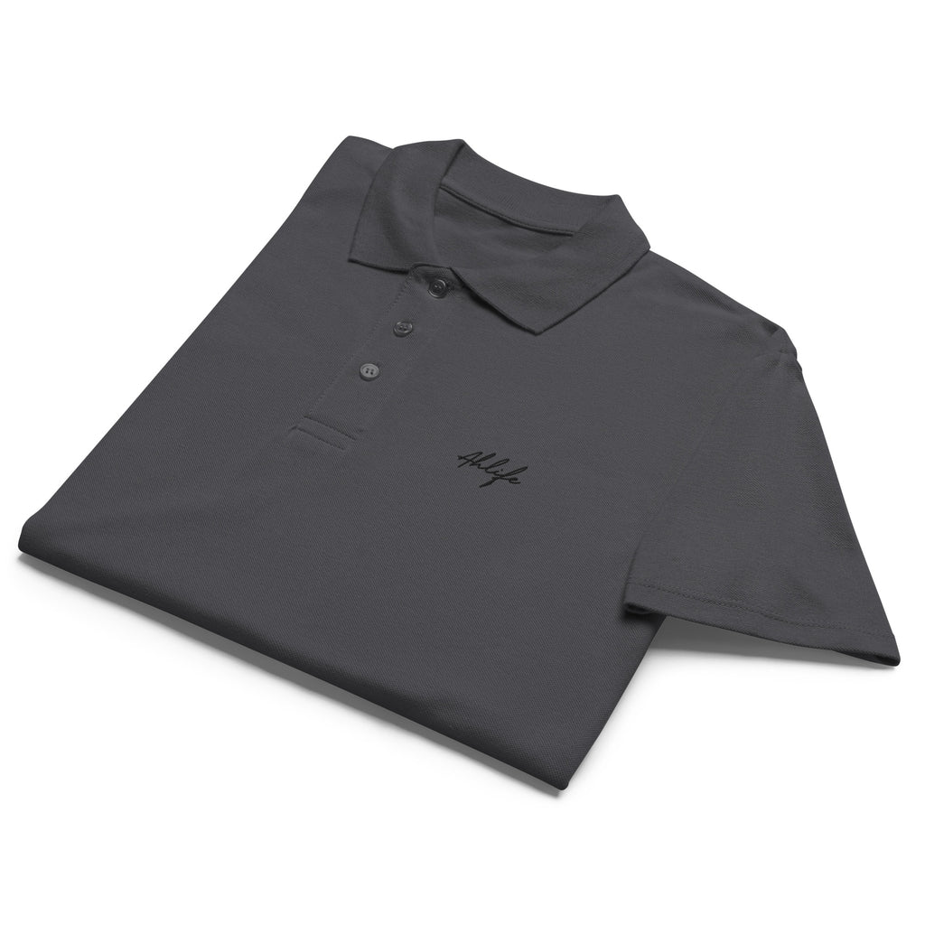 Unisex Timeless Piqué Polo —  Ahlife • Midnight Black
