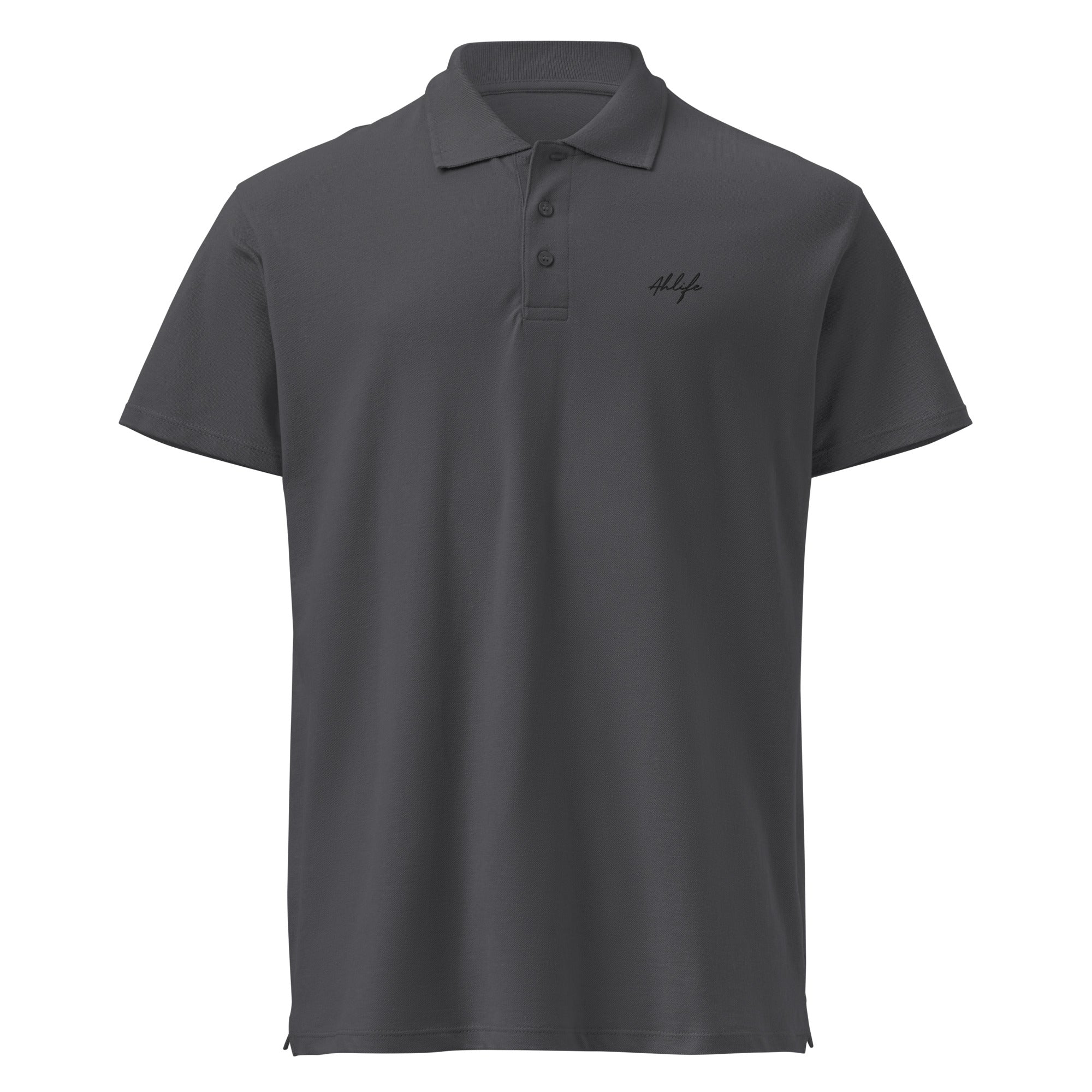 Unisex Timeless Piqué Polo —  Ahlife • Midnight Black