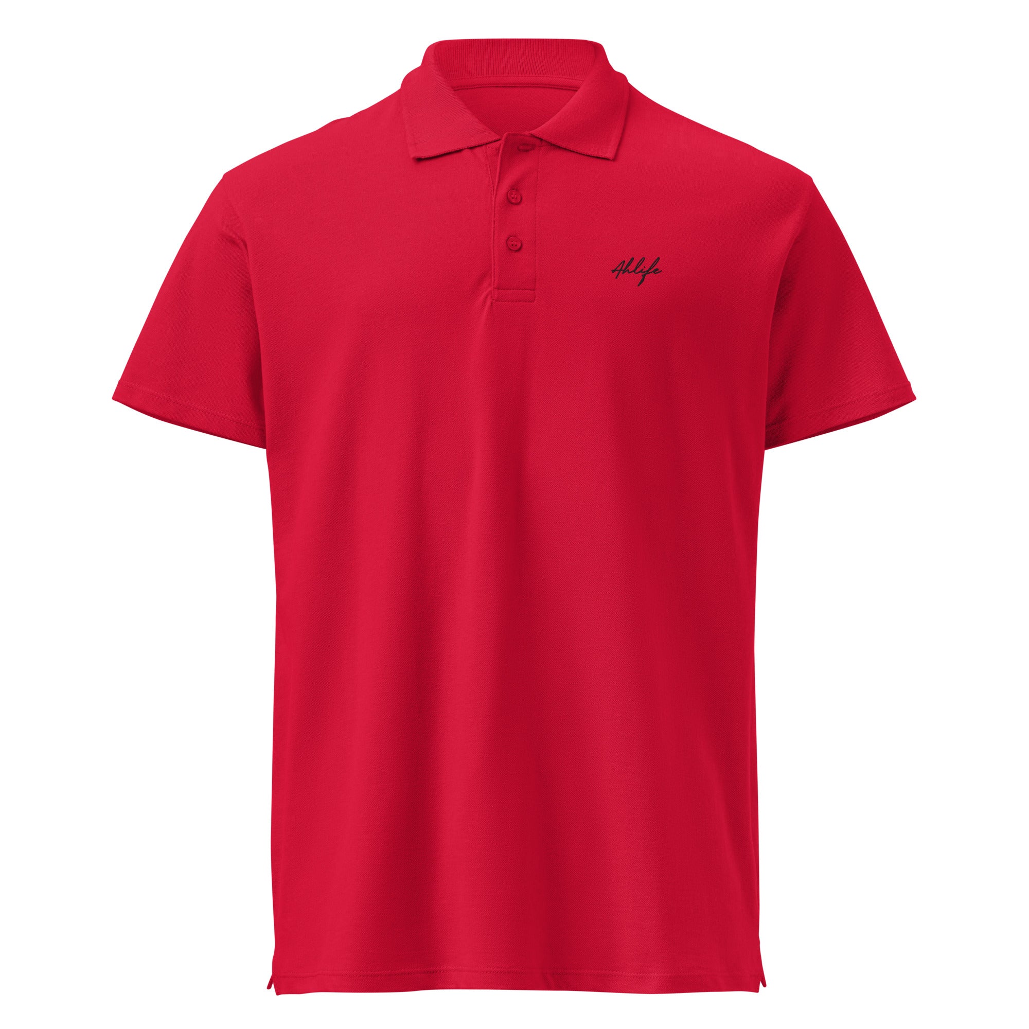 Unisex Timeless Piqué Polo —  Ahlife • Midnight Black