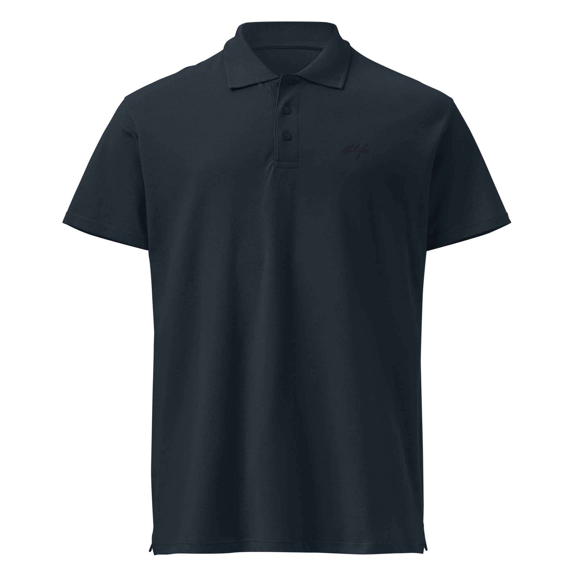 Unisex Timeless Piqué Polo —  Ahlife • Midnight Black