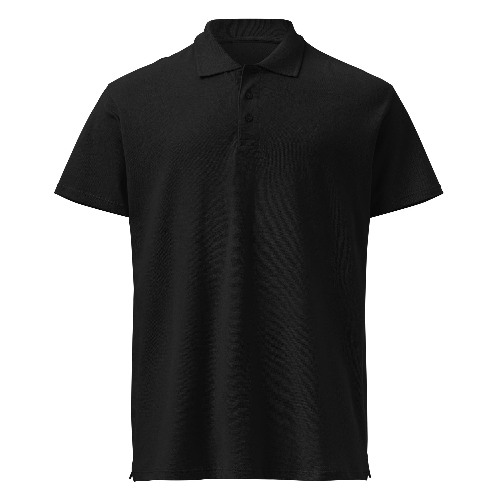 Unisex Timeless Piqué Polo —  Ahlife • Midnight Black