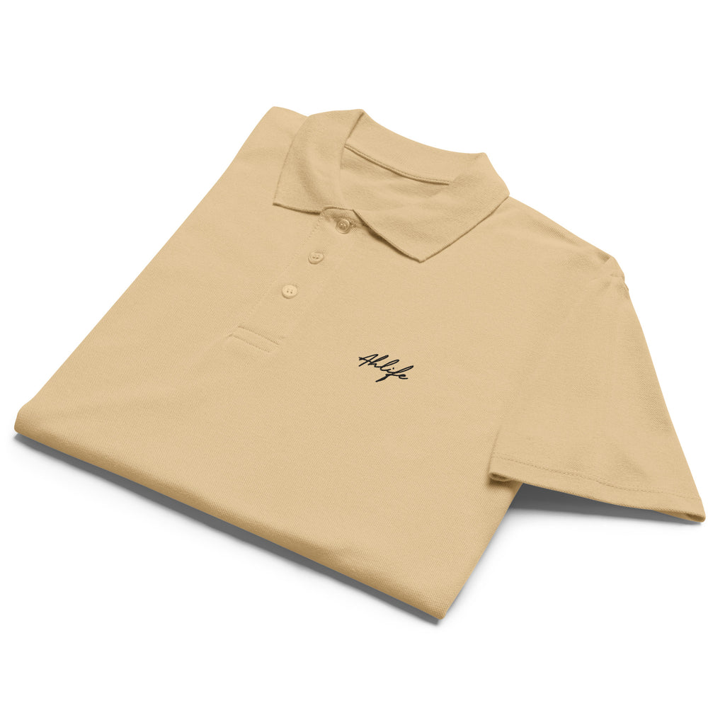 Unisex Timeless Piqué Polo —  Ahlife • Midnight Black