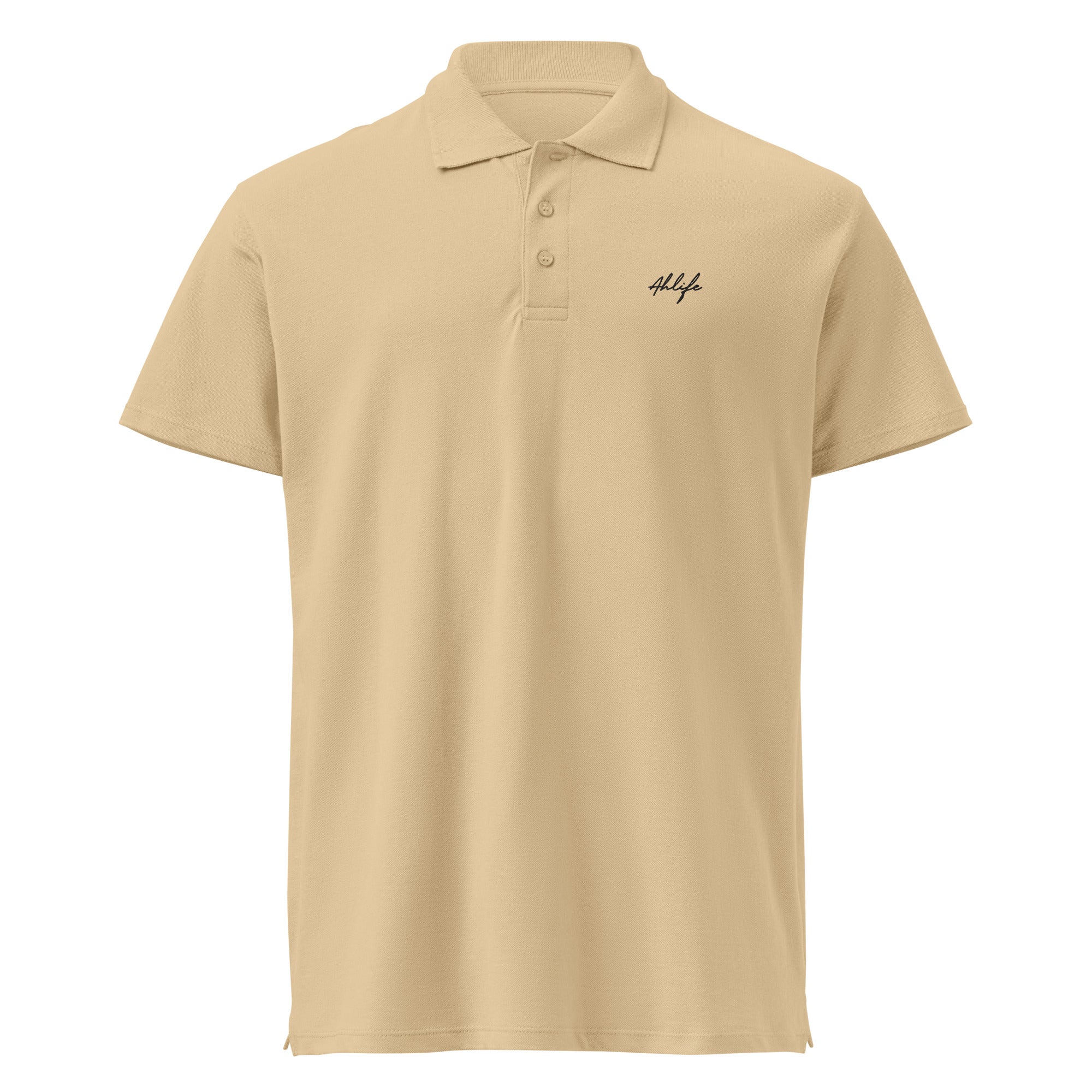 Unisex Timeless Piqué Polo —  Ahlife • Midnight Black