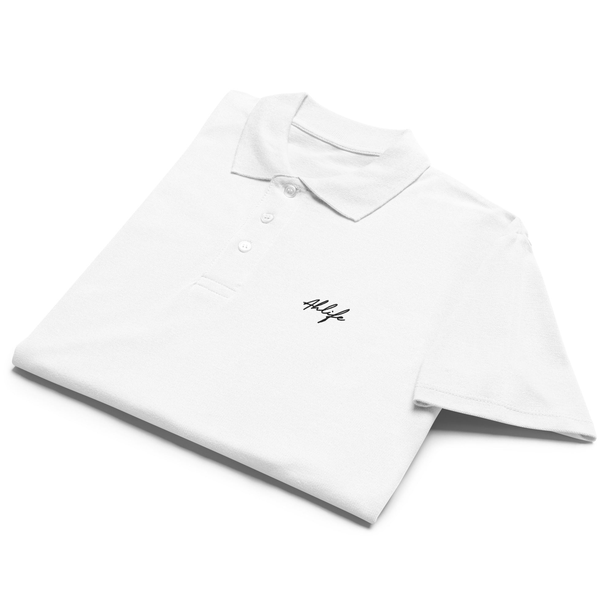 Unisex Timeless Piqué Polo —  Ahlife • Midnight Black