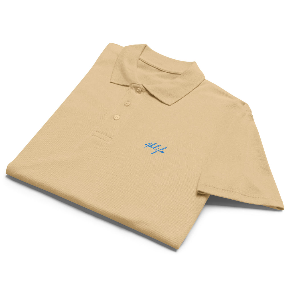 Unisex Timeless Piqué Polo —  Ahlife • Ocean Teal