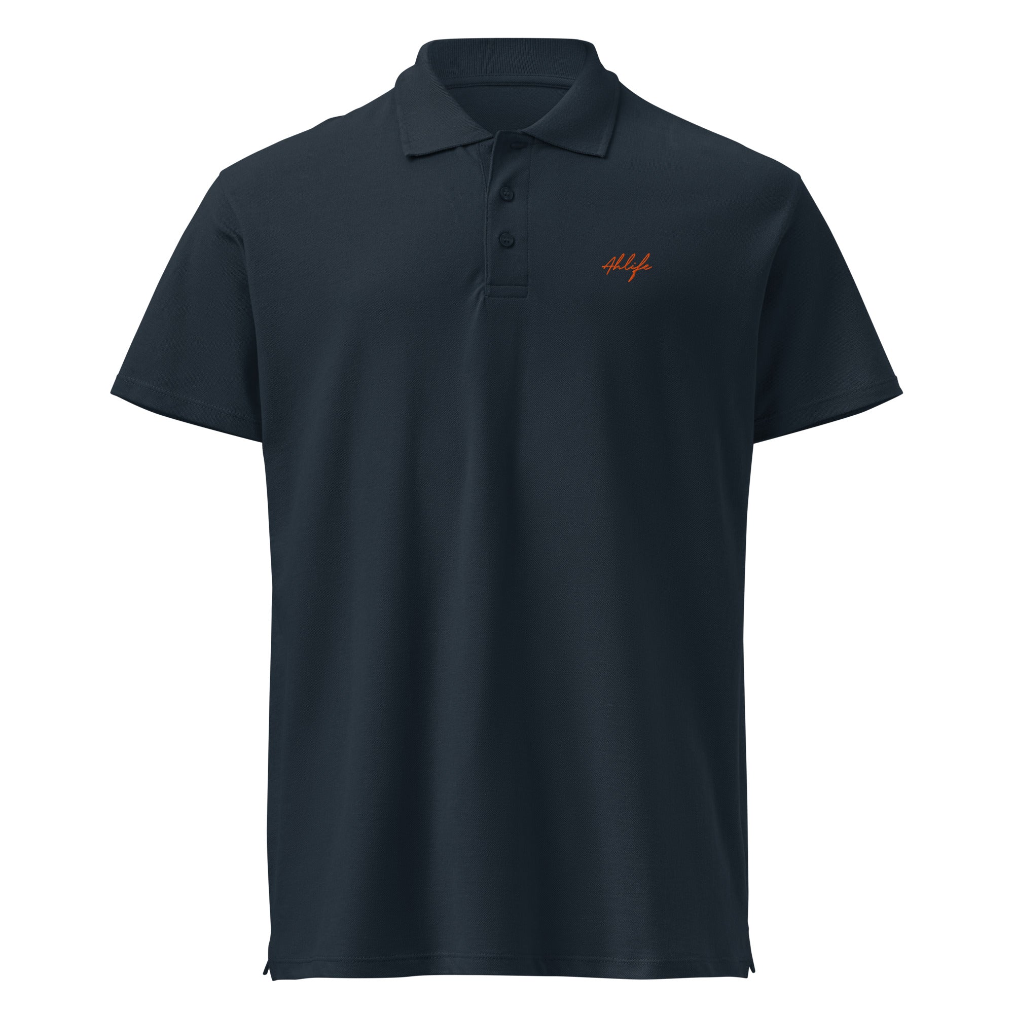 Unisex Timeless Piqué Polo — Ahlife • Solar Orange