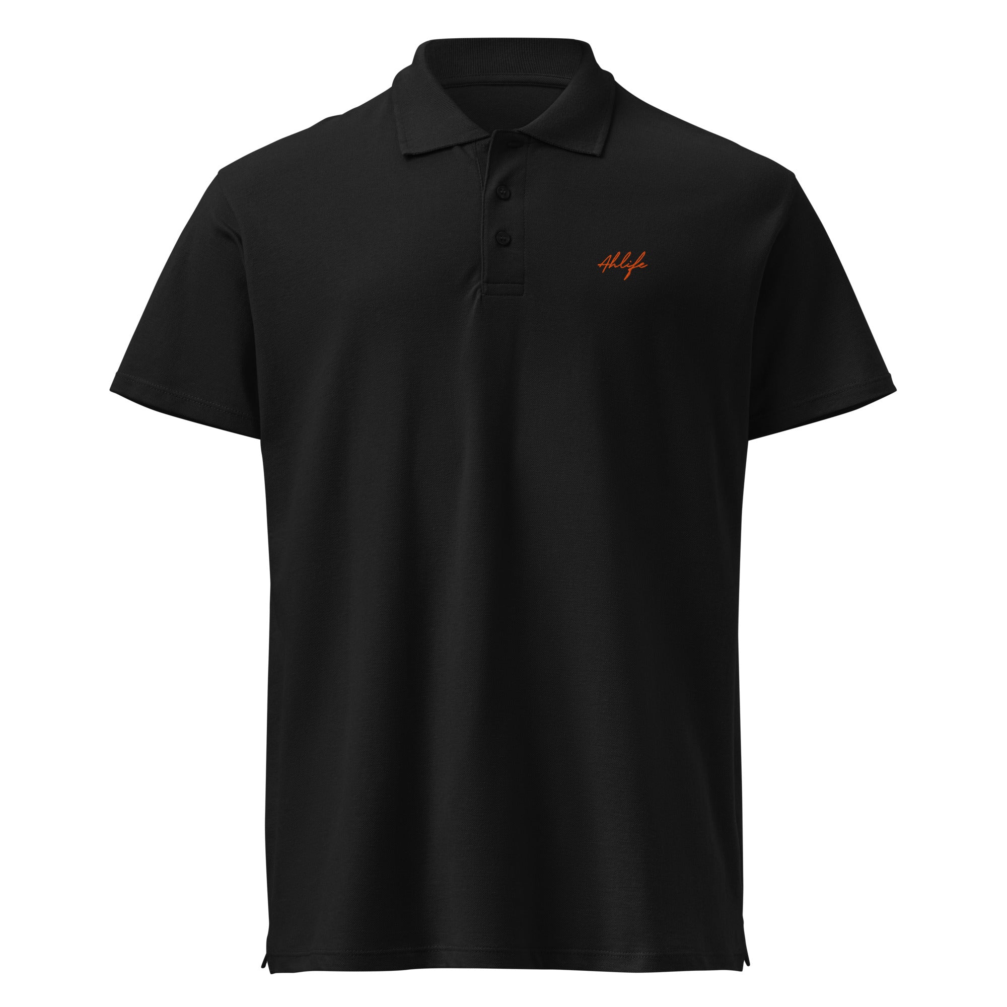 Unisex Timeless Piqué Polo — Ahlife • Solar Orange