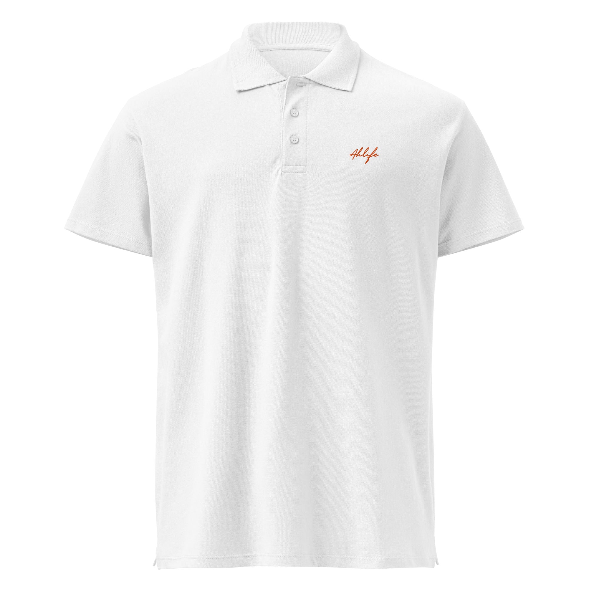 Unisex Timeless Piqué Polo — Ahlife • Solar Orange