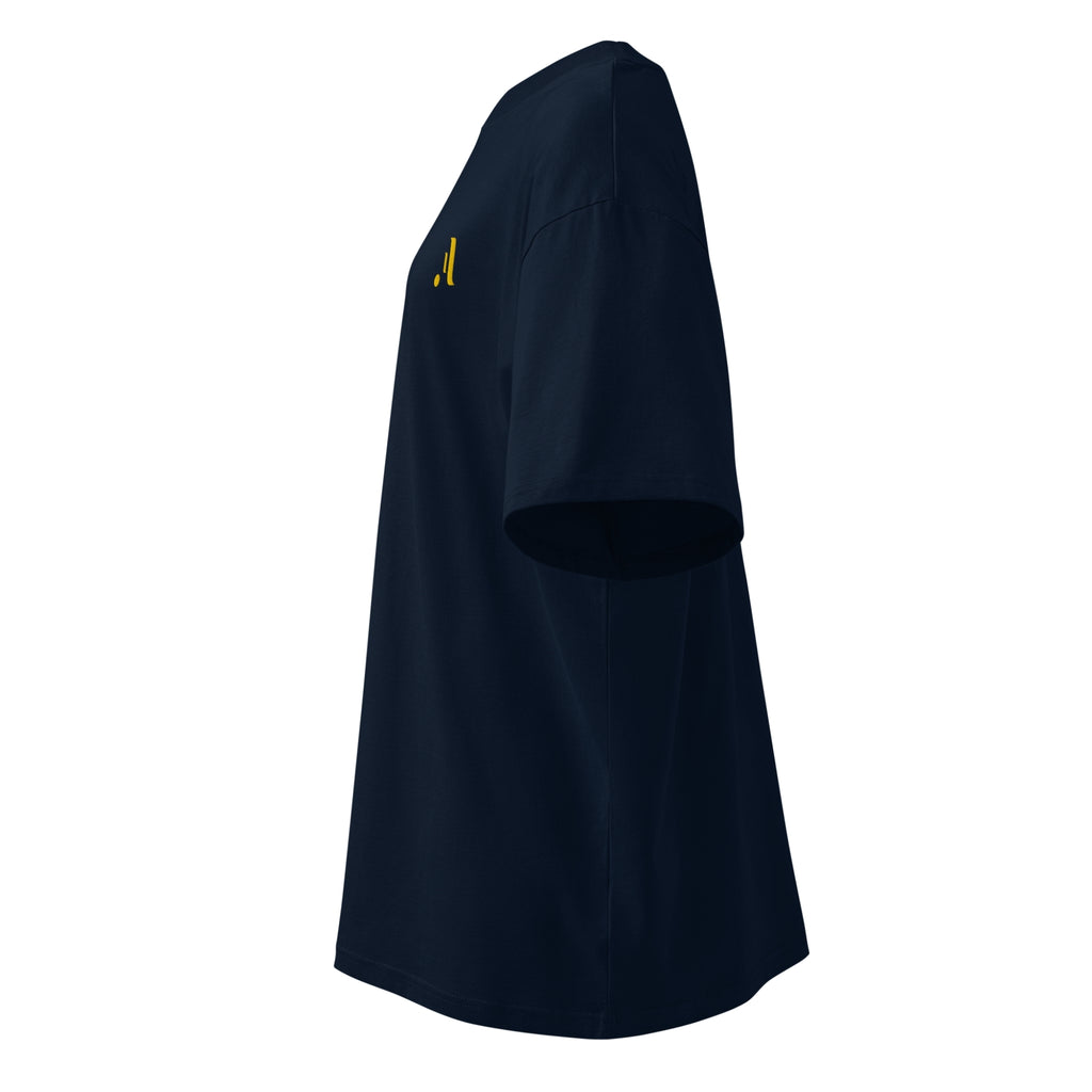 Women's Organic Oversized High Neck Tee — A • Edition