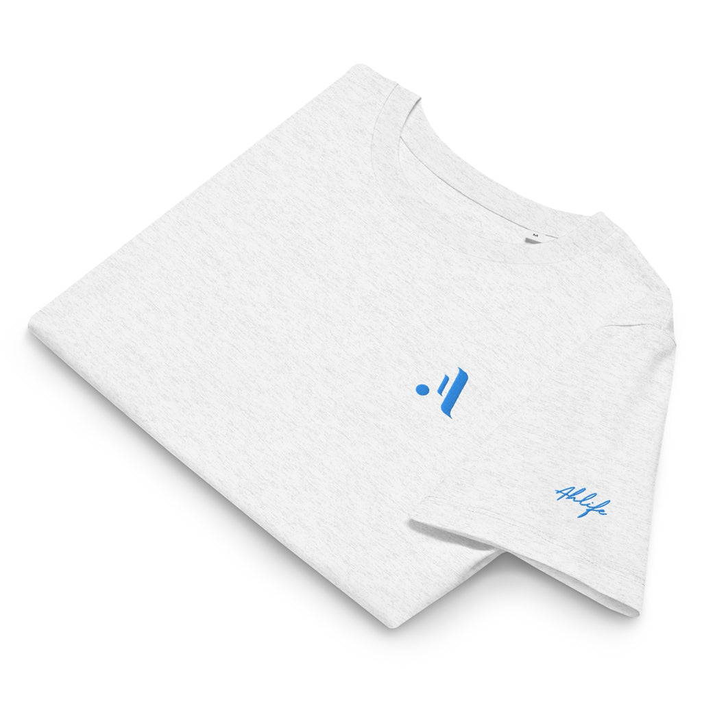 Women’s Organic Rib Neck Tee — A • Ocean Teal