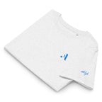 Women’s Organic Rib Neck Tee — A • Ocean Teal