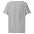 Women’s Organic Rib Neck Tee — A • Bordeaux Red
