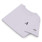 Women’s Organic Rib Neck Tee — A • Midnight Black
