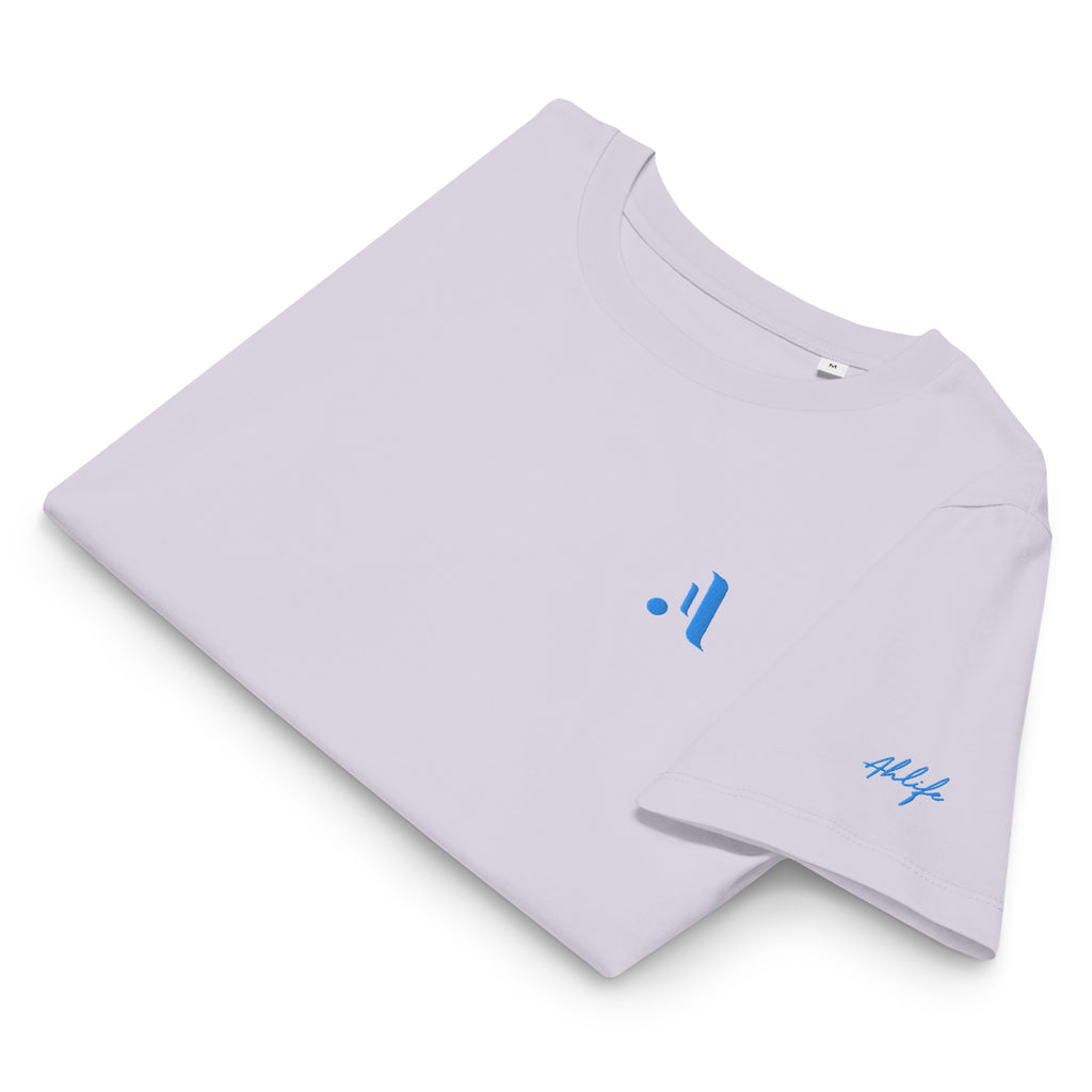 Women’s Organic Rib Neck Tee — A • Ocean Teal
