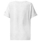Women’s Organic Rib Neck Tee — A • Ocean Teal
