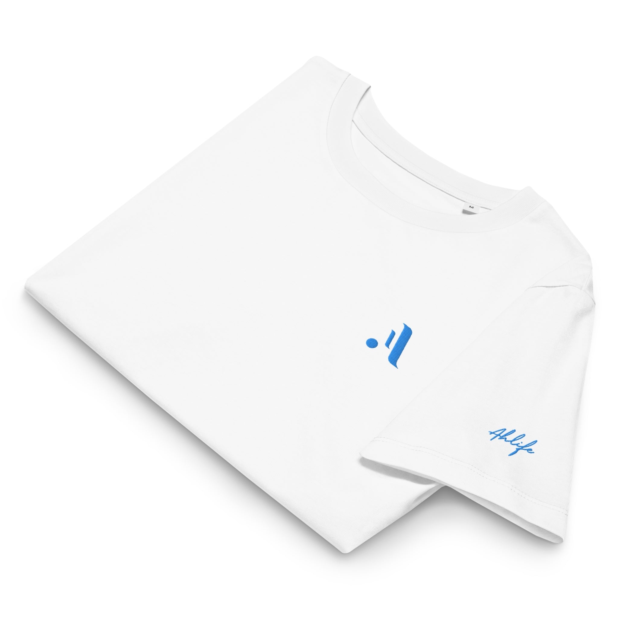 Women’s Organic Rib Neck Tee — A • Ocean Teal