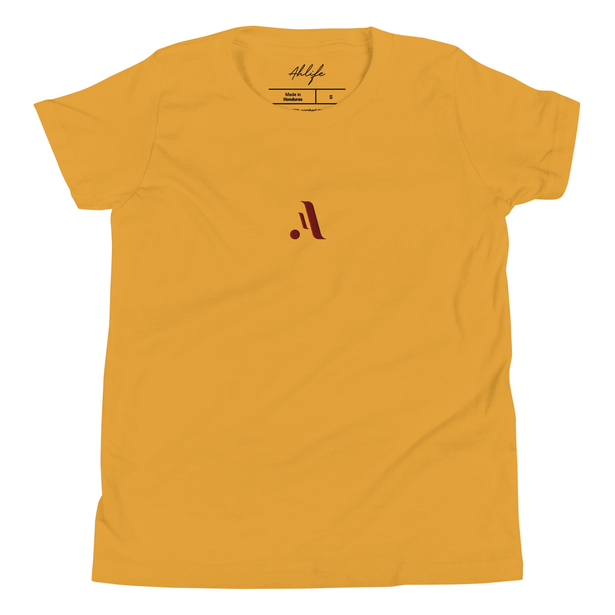 Youth Versatile Tee — A • Bordeaux Red
