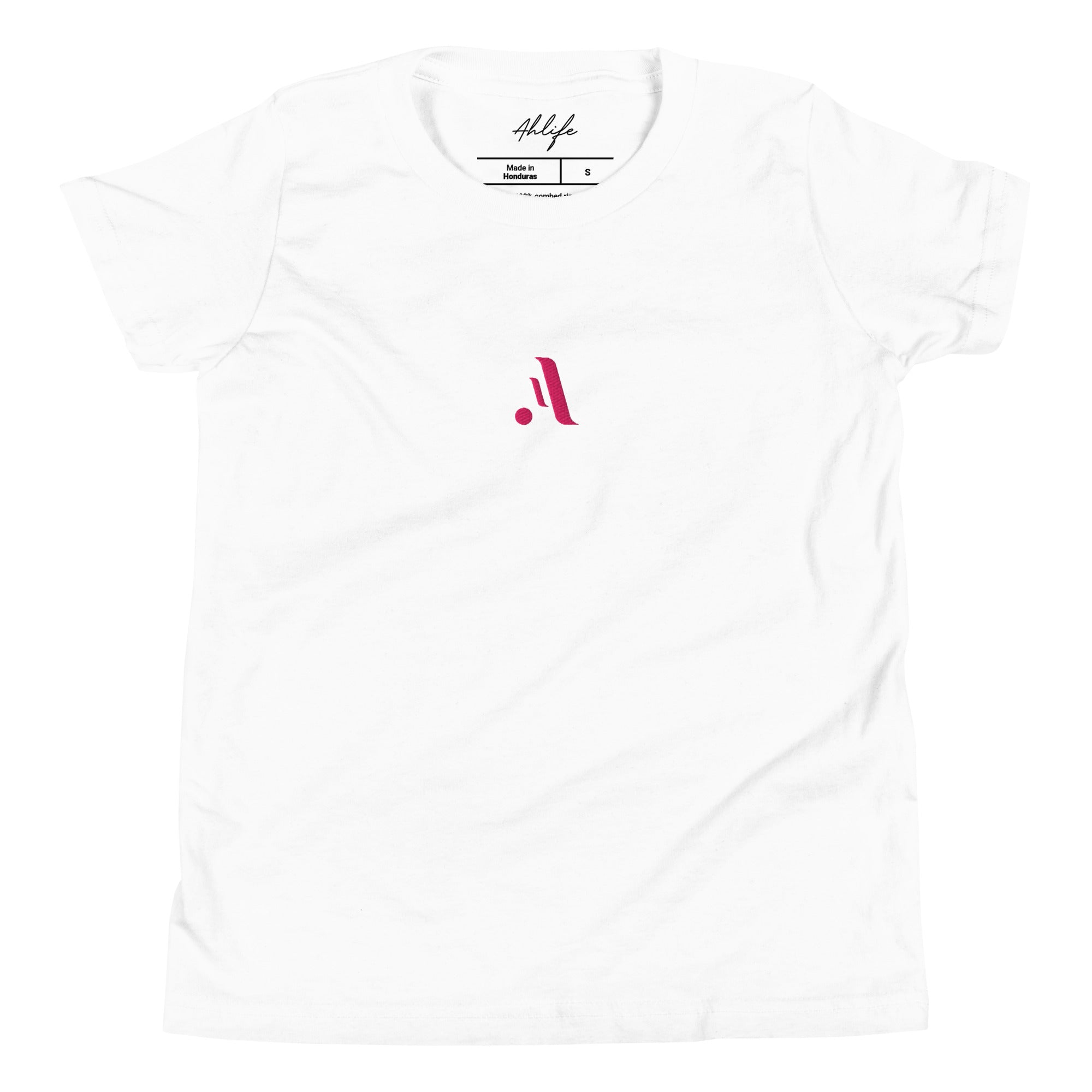 Youth Versatile Tee — A • Flamingo Pink