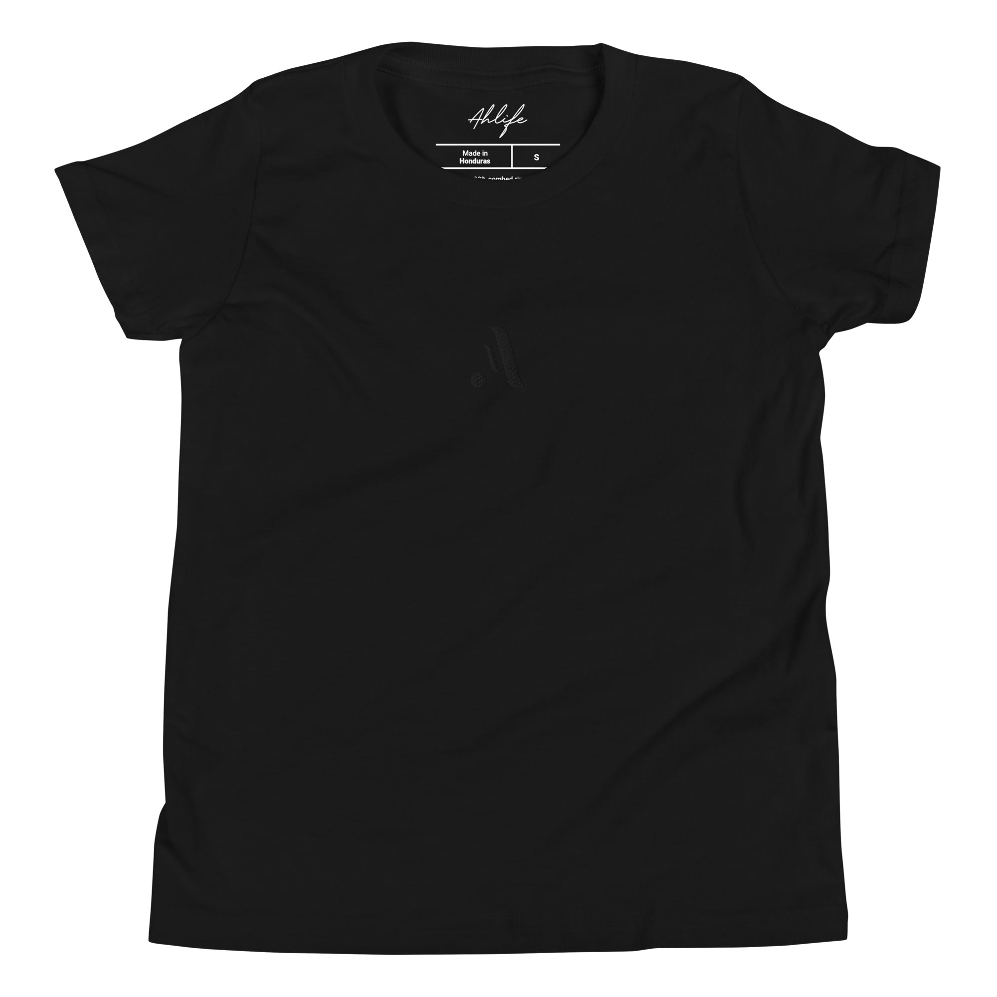 Youth Versatile Tee — A • Midnight Black