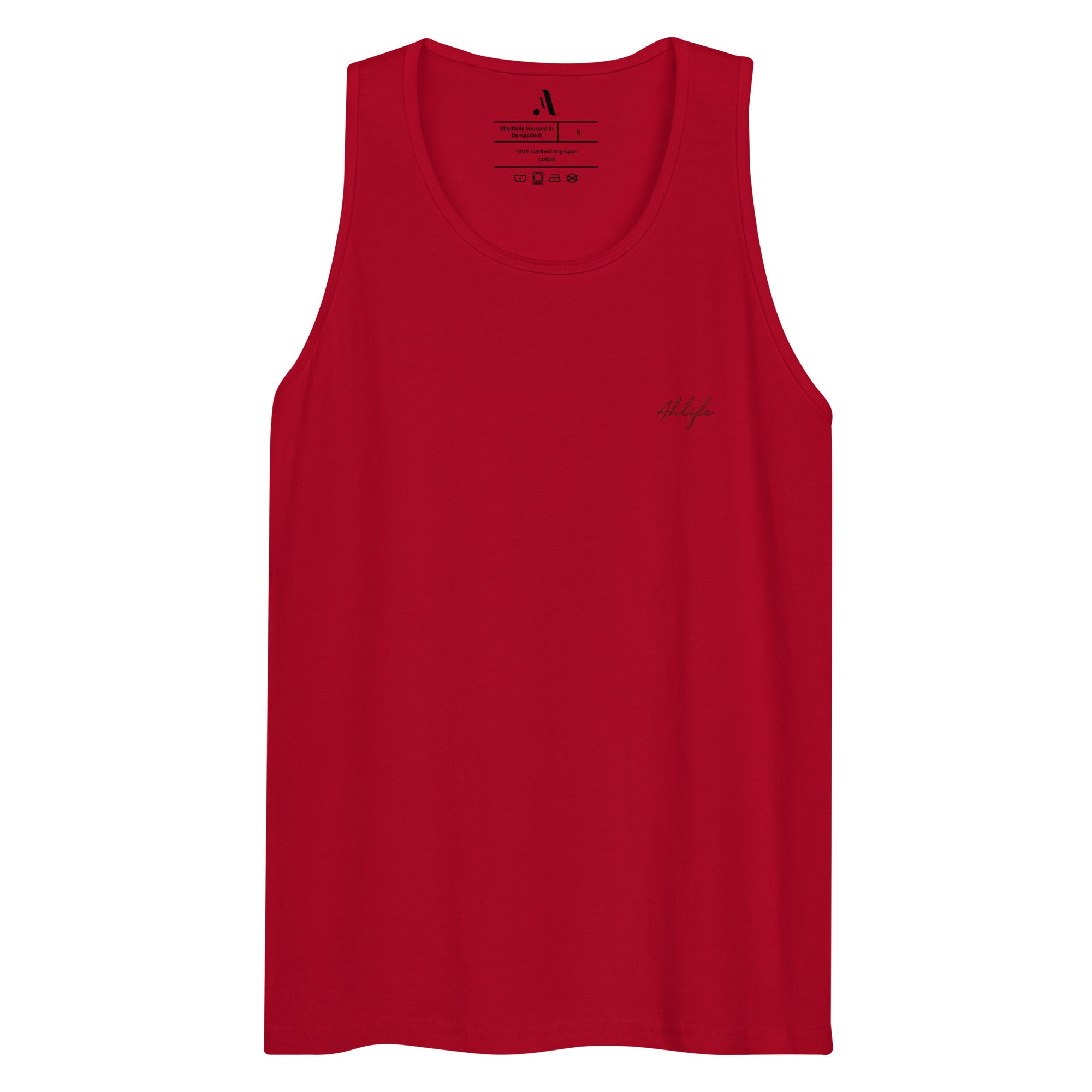Men’s Active Tank Top — Ahlife • Bordeaux Red