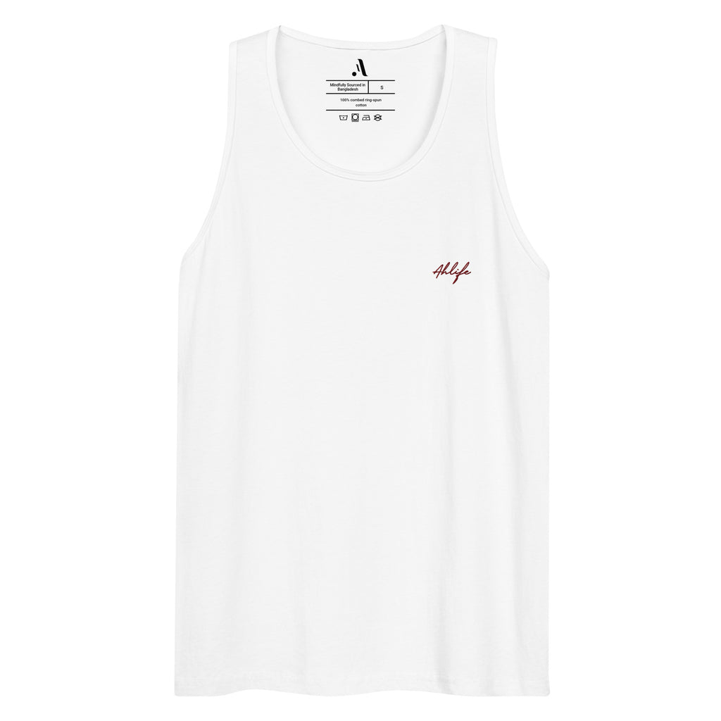 Men’s Active Tank Top — Ahlife • Bordeaux Red