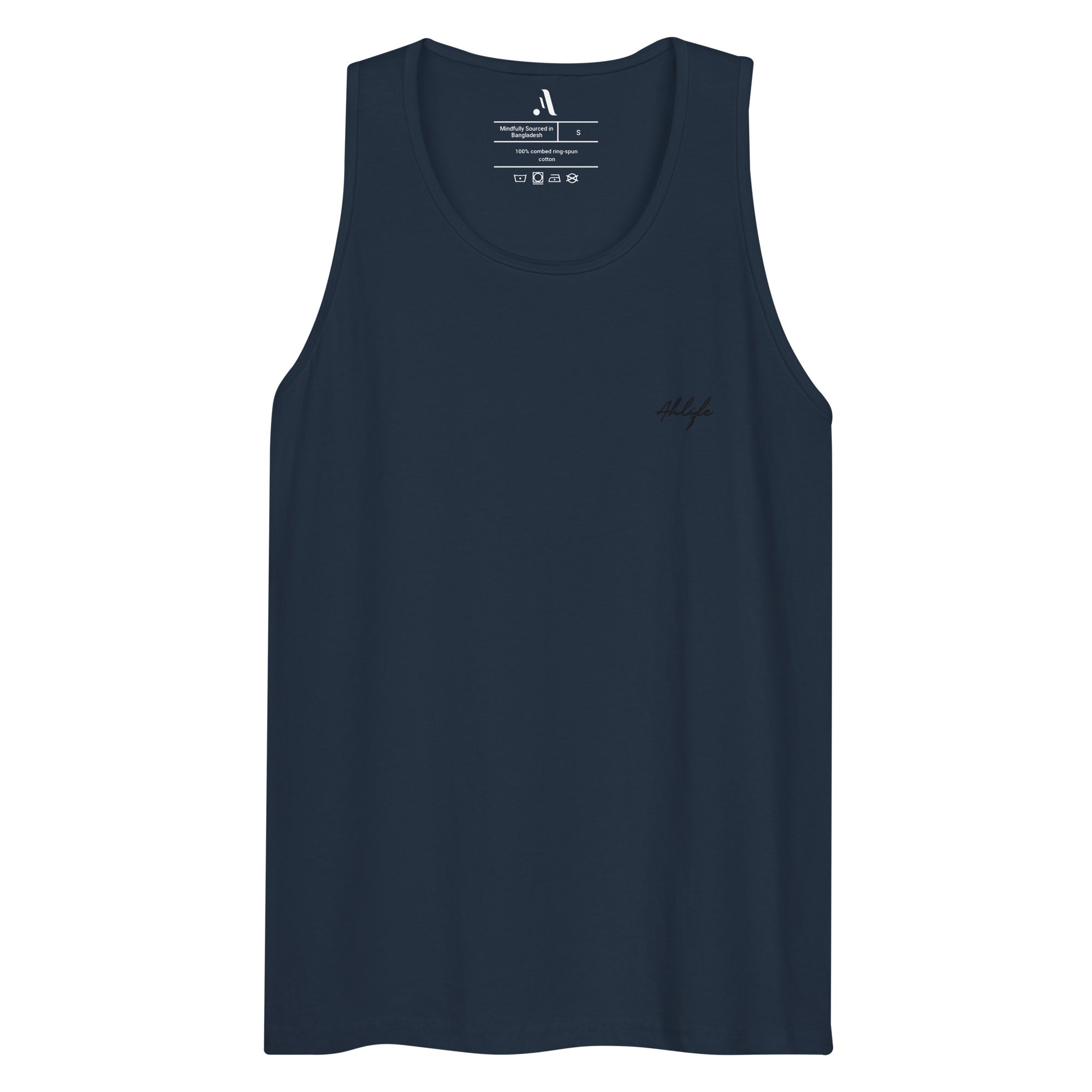 Men’s Active Tank Top — Ahlife • Midnight Black