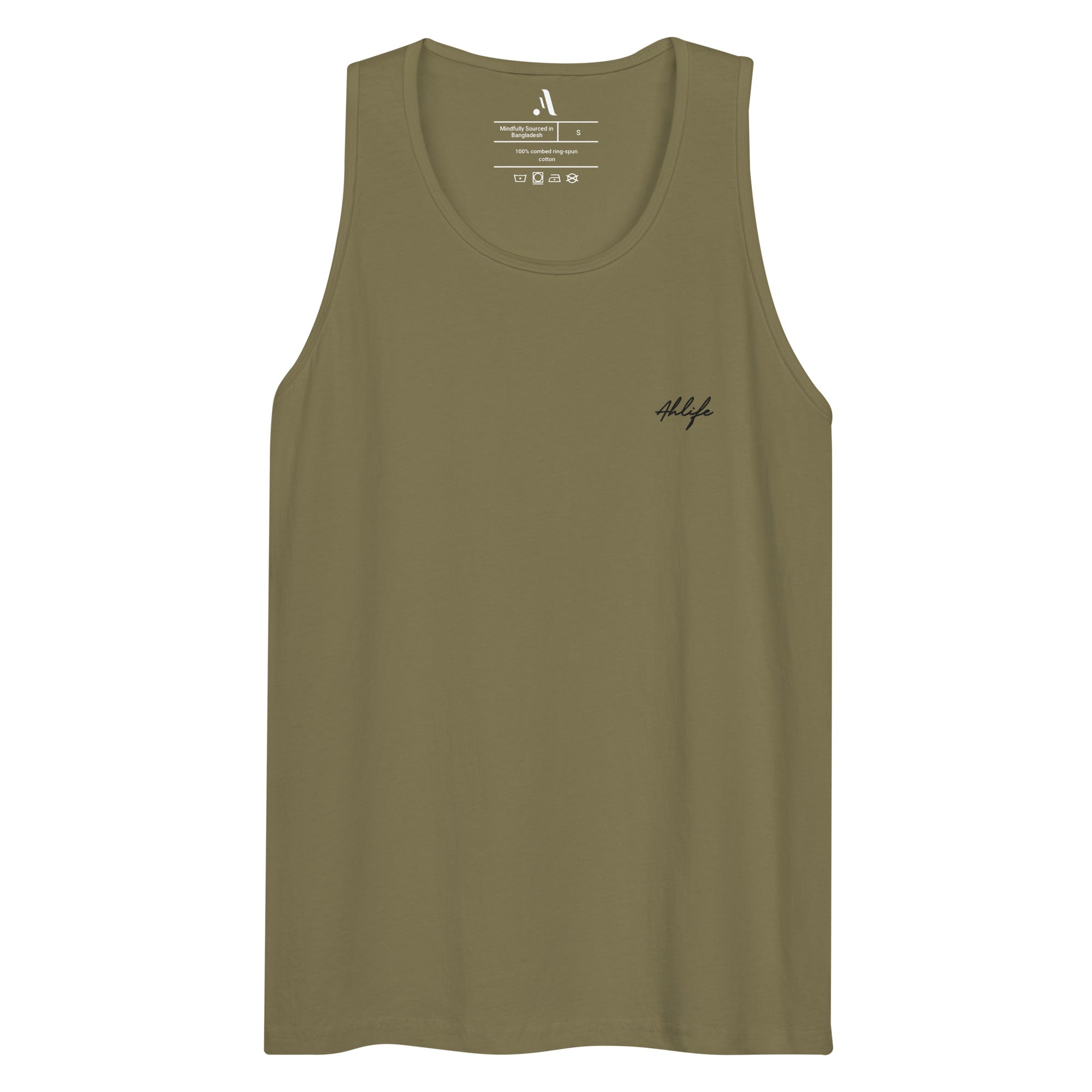Men’s Active Tank Top — Ahlife • Midnight Black