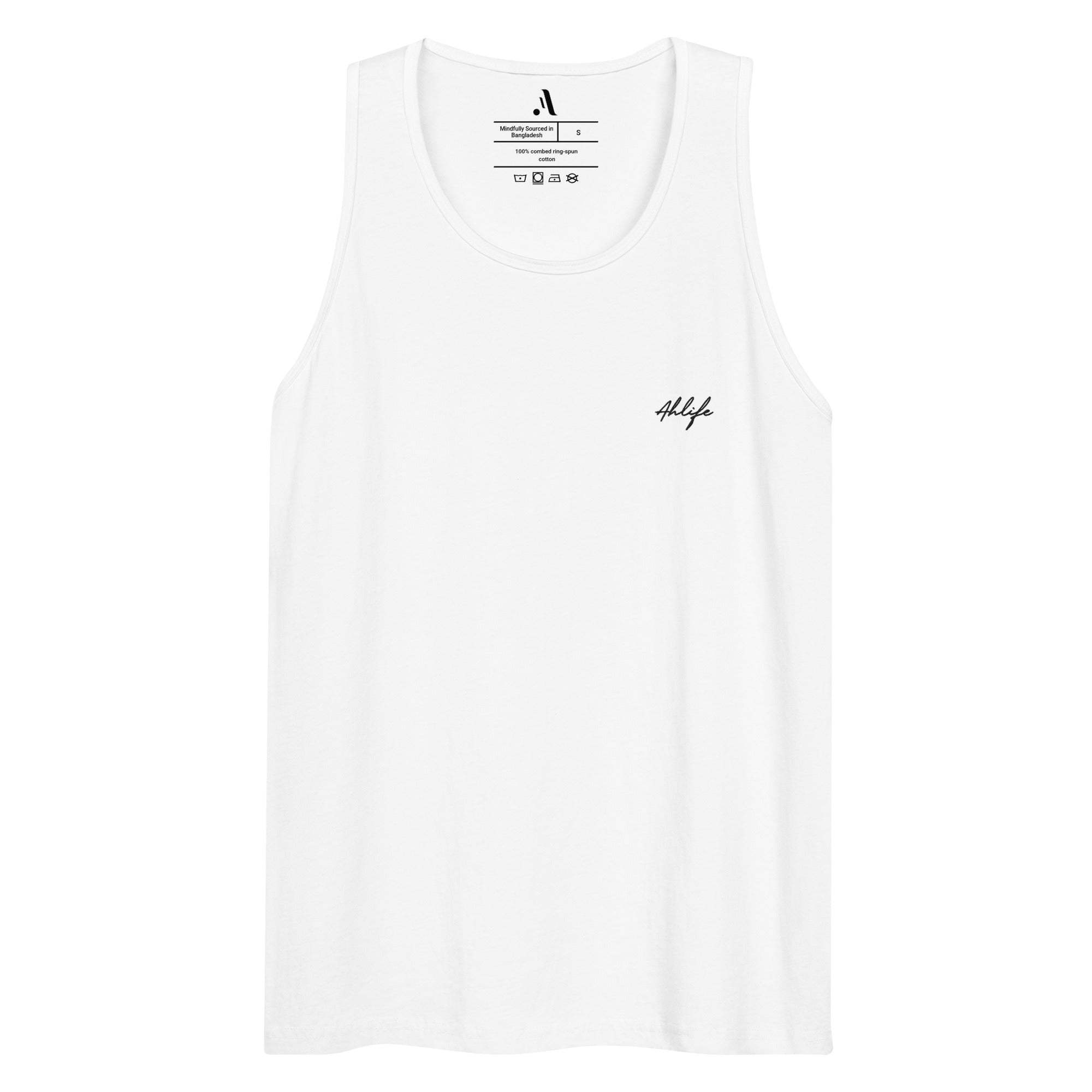 Men’s Active Tank Top — Ahlife • Midnight Black